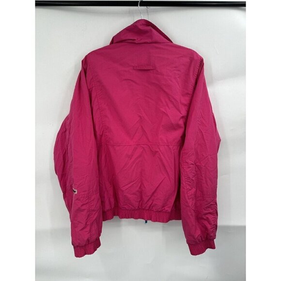 Helly Hansen Jacket Women XS Pink Y2K Athletic Outdoor Zip Snap Close Track - Picture 2 of 9